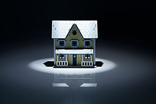 建筑模型,房子,斑点,聚焦