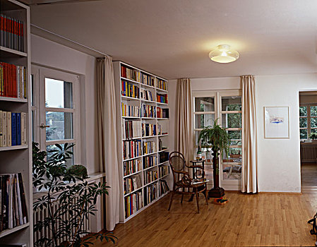 房间,书架