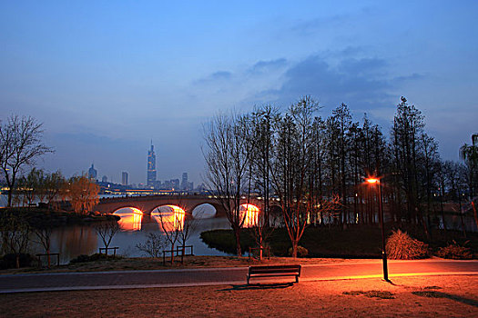 南京情侣园夜景