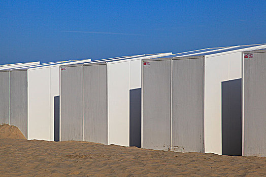 比利时,海滩小屋