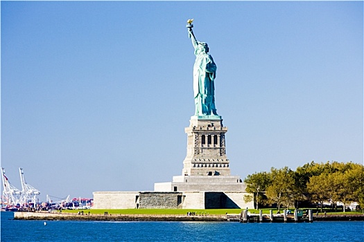 自由岛,自由女神像,纽约,美国