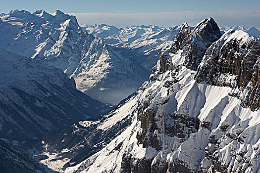 攀升,皮拉图斯,阿尔卑斯山,瑞士