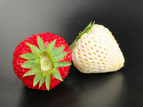 草莓,白草莓,红草莓