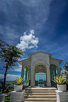 印尼巴厘岛蓝点酒店玻璃教堂