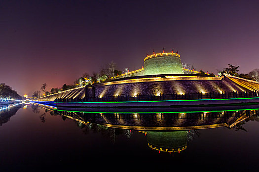 城墙夜景