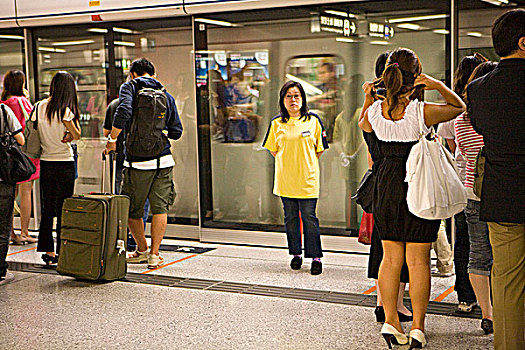 中央车站,站台,中心,香港