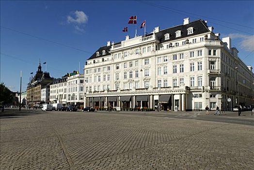 历史,豪华酒店,新,哥本哈根,丹麦,斯堪的纳维亚,欧洲
