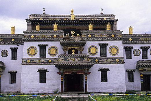 中心,蒙古,喀喇昆仑,寺院