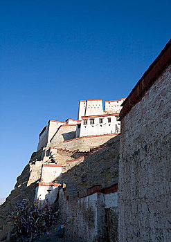 西藏江孜宗山古堡
