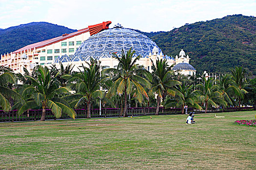 海南省三亚市亚龙湾旅游度假区风光