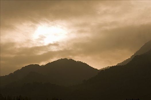 山峦,萨尔茨堡,奥地利