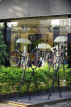 tit创意园内的装置艺术,广东广州海珠区