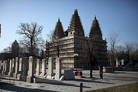 北京五塔寺石碑