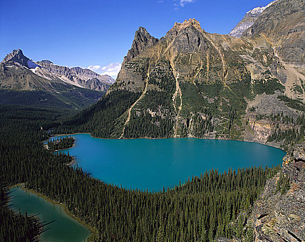 欧哈拉湖,幽鹤国家公园,不列颠哥伦比亚省,加拿大