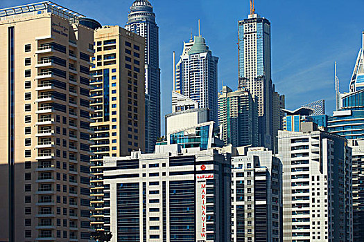 迪拜的摩天大厦