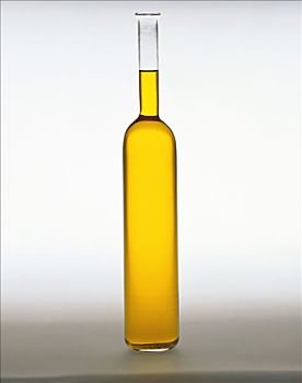 橄榄油,高,狭窄,玻璃瓶