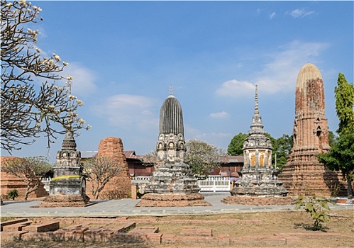 古老,佛教,塔,泰国