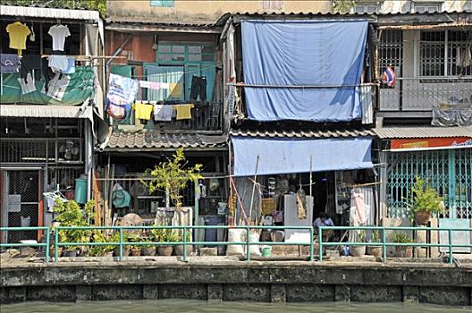 穷,住房,曼谷,泰国,东南亚,亚洲
