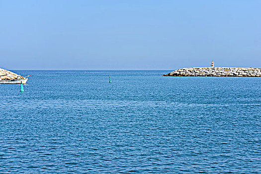 海景,蓝色海洋,天空