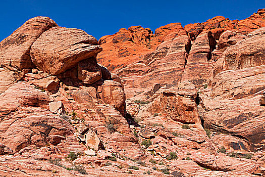 风景,红岩峡谷,莫哈维沙漠