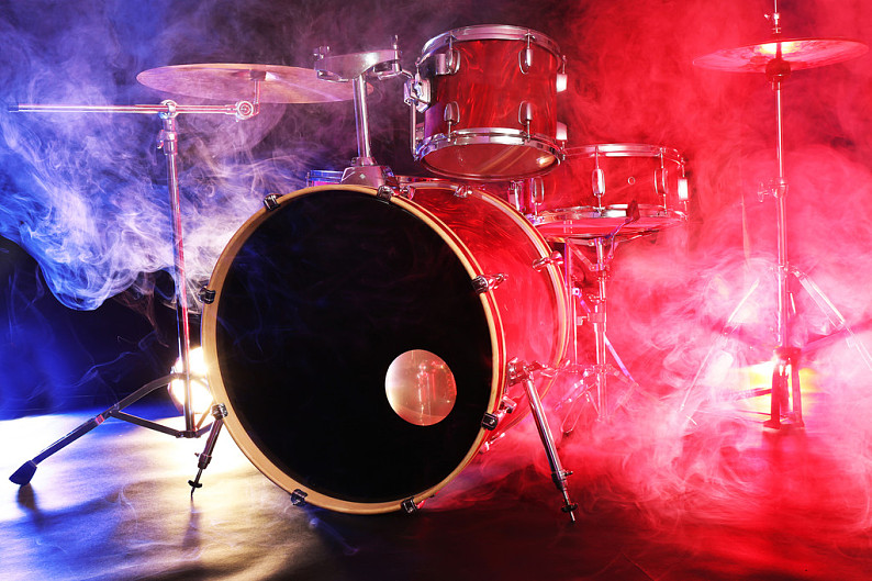 架子鼓,舞台,背景_高清图片_全景视觉