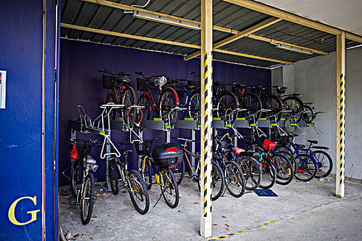 新加坡自行车停放点