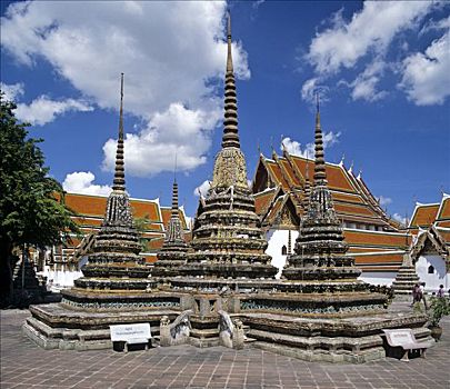 卧佛寺,庙宇,场所,曼谷,泰国,东南亚