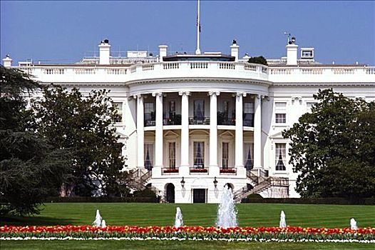 建筑,政府建筑,白宫,华盛顿特区,美国
