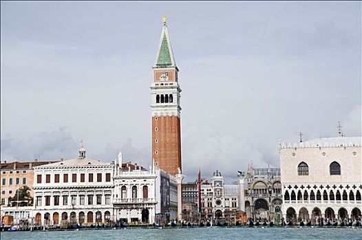 宫殿,总督,钟楼,威尼斯,意大利