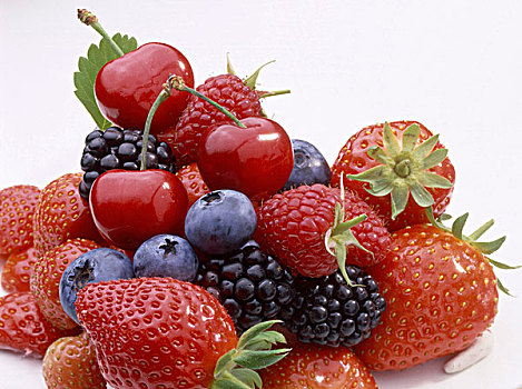构图,夏季水果