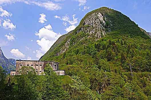 堡垒,山谷,斯洛文尼亚