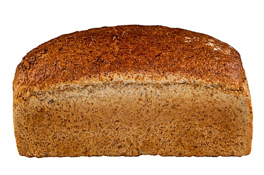 新鲜,面包,隔绝,白色背景,背景