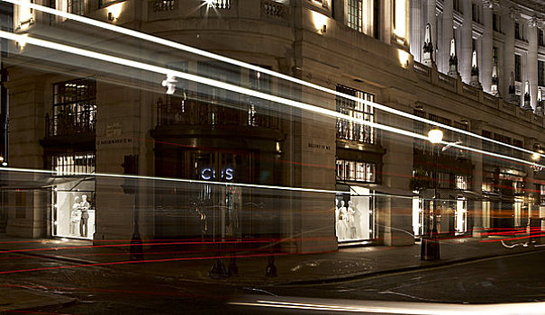 商店,伦敦,2007年,外景,夜晚