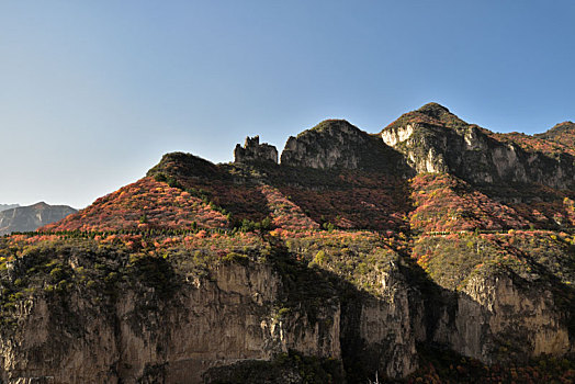 河北省石家庄市平山县沕沕水空中画廊