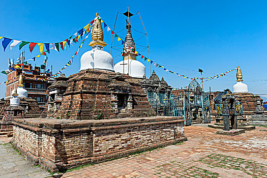 佛塔,佛教,神祠,尼泊尔,亚洲