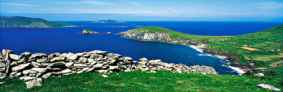 岛屿,丁格尔半岛,爱尔兰,大西洋海岸