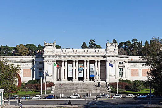 商业街廊,国家美术馆,现代艺术,建筑,罗马,意大利,欧洲