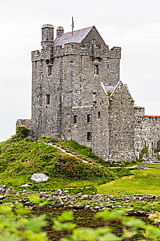 城堡,金瓦拉,湾,高威郡,爱尔兰