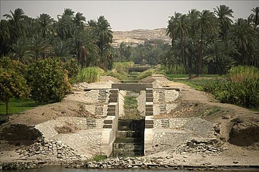 水道,尼罗河,山谷,埃及