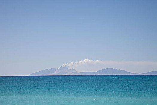 蓝色海洋,天空