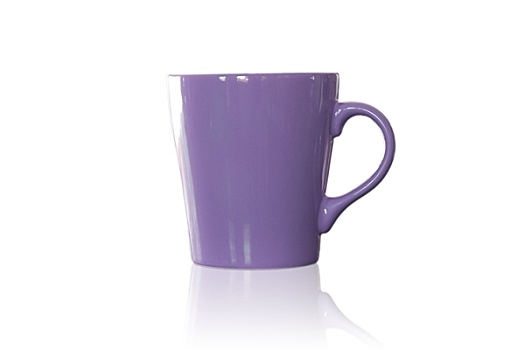 紫色,咖啡杯,隔绝,白色背景,背景