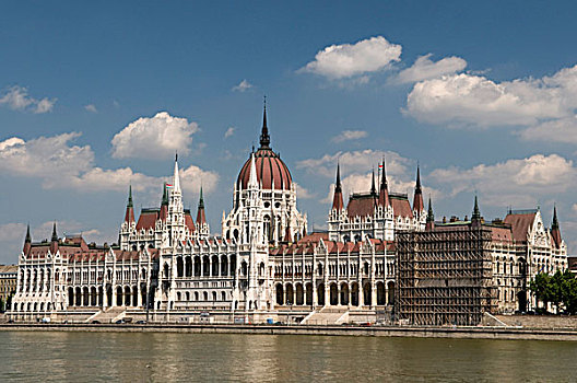 议会,建筑,多瑙河,布达佩斯,匈牙利,欧洲