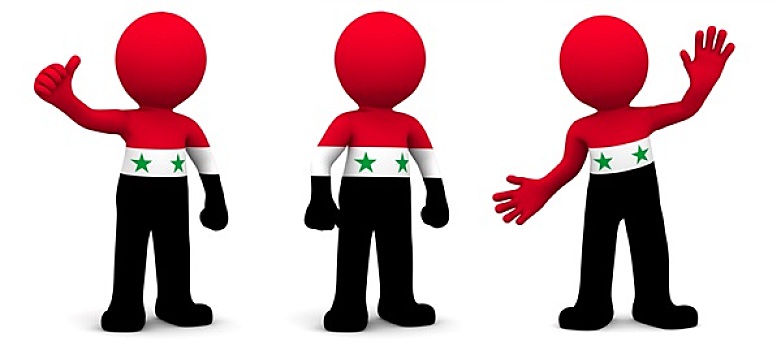 质地,旗帜,叙利亚
