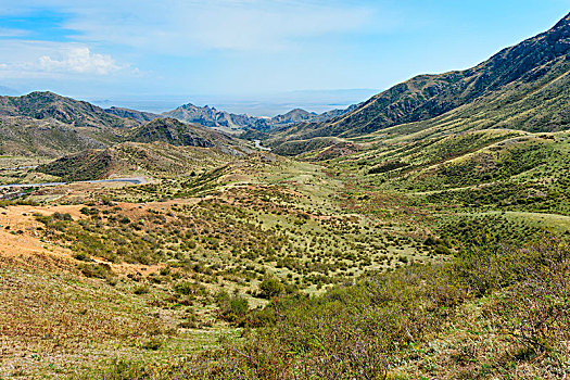 山,国家公园,阿拉木图,区域,哈萨克斯坦,亚洲