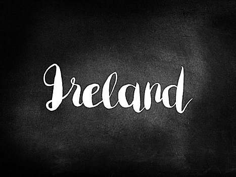 爱尔兰,书写,黑板