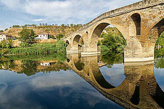 桥,纳瓦拉,西班牙