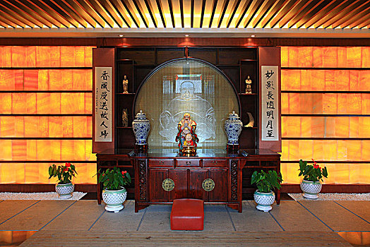 素斋馆,室内,佛教,文化