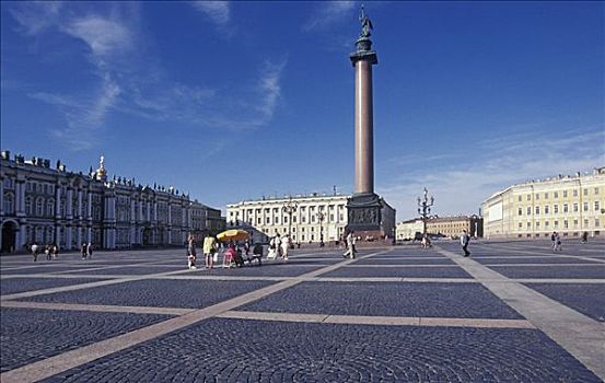 王宫广场,彼得斯堡,俄罗斯,东欧,欧洲