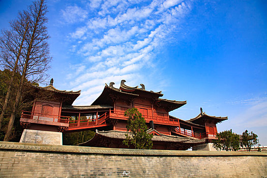 佛迹寺,寺院,寺庙,庙宇,古建筑,秦代