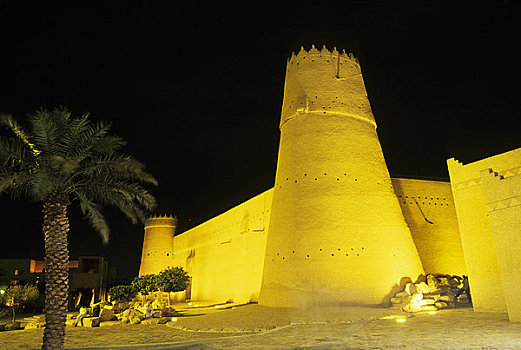 沙特阿拉伯,博物馆,夜晚